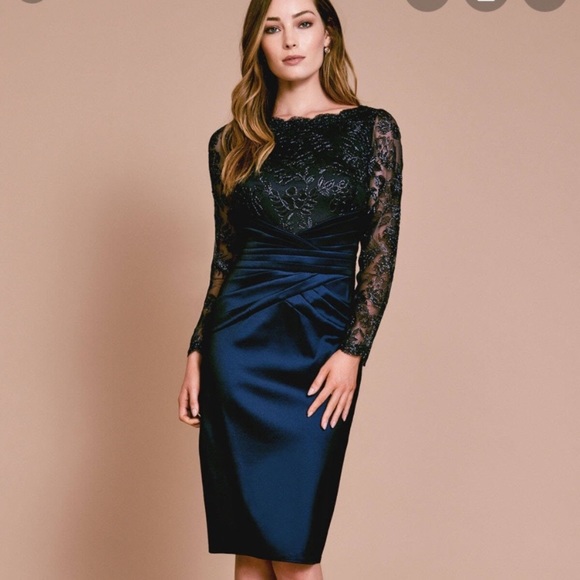 Tadashi Shoji Dresses & Skirts - TADASHI SHOJI DEX EMBROIDERED TAFFETA DRESS Sz 6